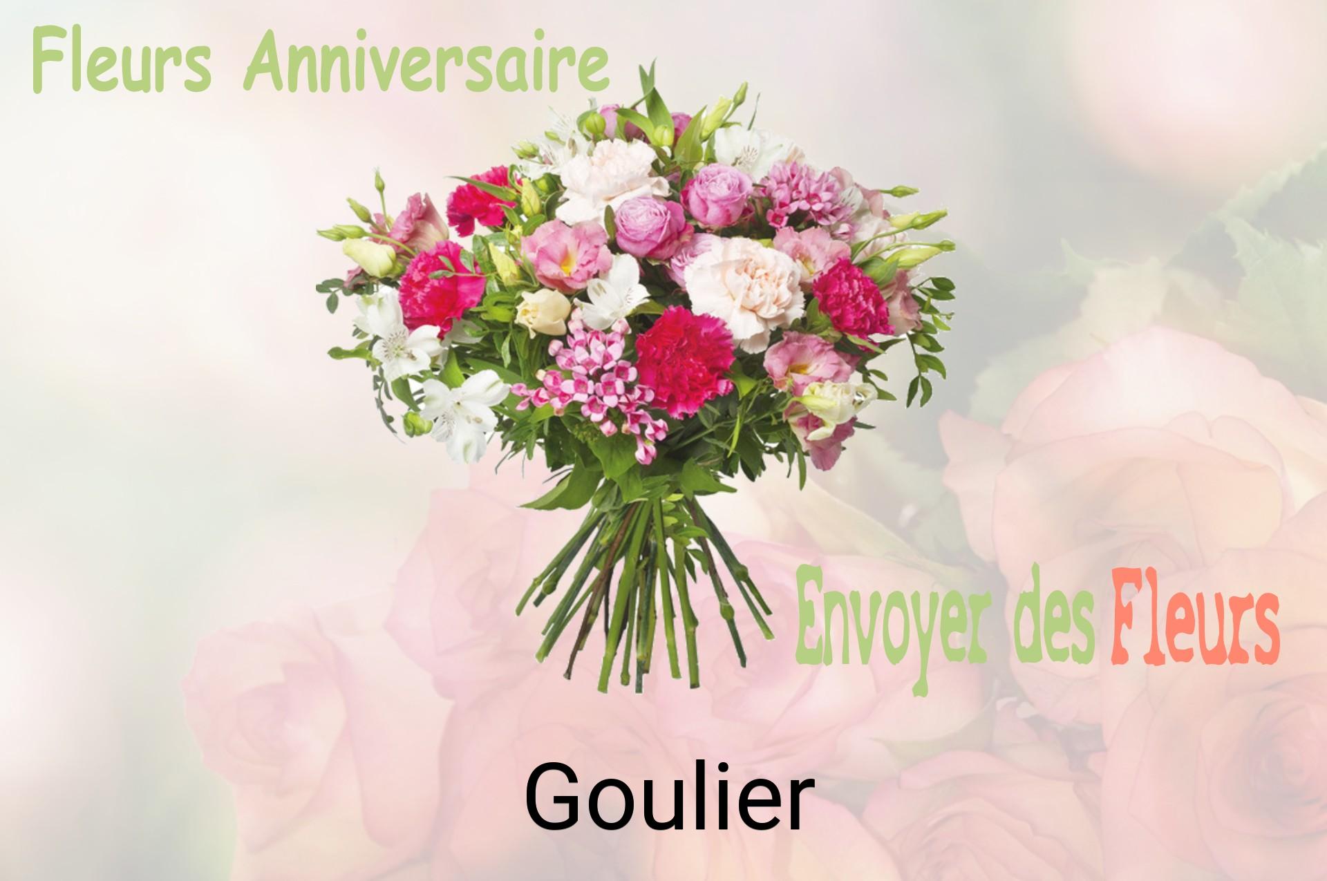 Bouquet de fleurs d’anniversaire livré à Goulier